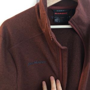 Mammut M Full-zip jacket maroon EUC